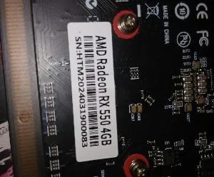 Placa de vídeo RX 550 4gb vram ddr7 - Foto 5