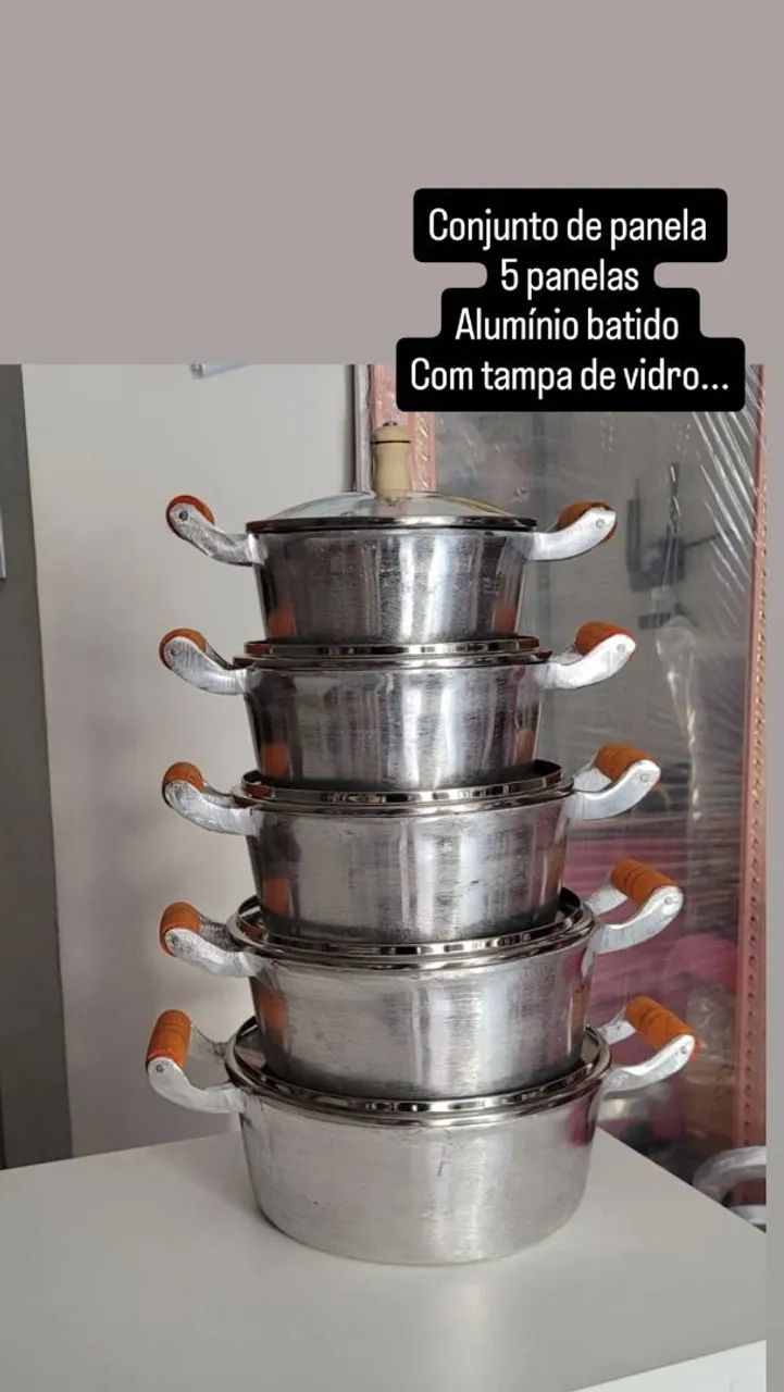 Panelas alumínio grosso