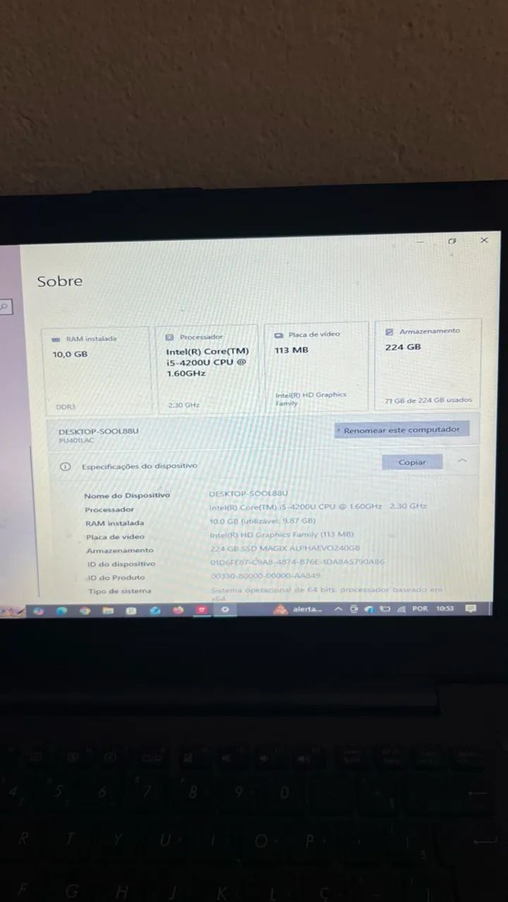 Vende-se ou Troca Notebook  - Foto 3