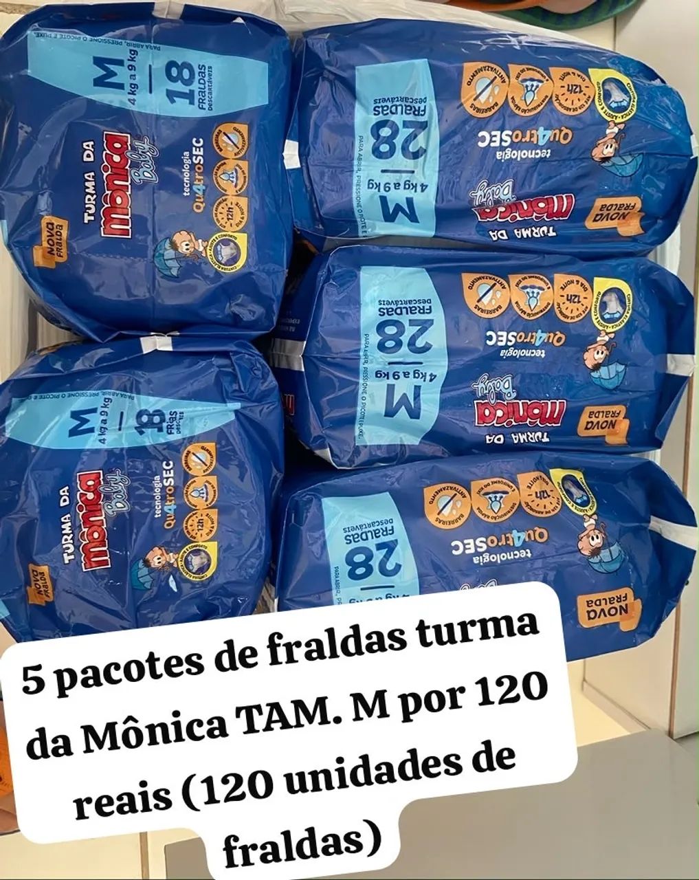 Fraldas por marcas e lotes  - Foto 3