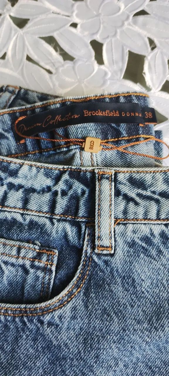 Calça jeans Crooped Brooksfield Donna Tam. 38 semi nova - Foto 3