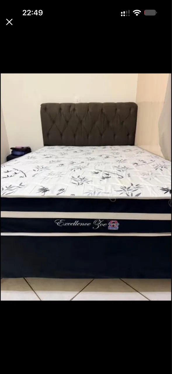 Cama box casal em perfeito estado  - Foto 4