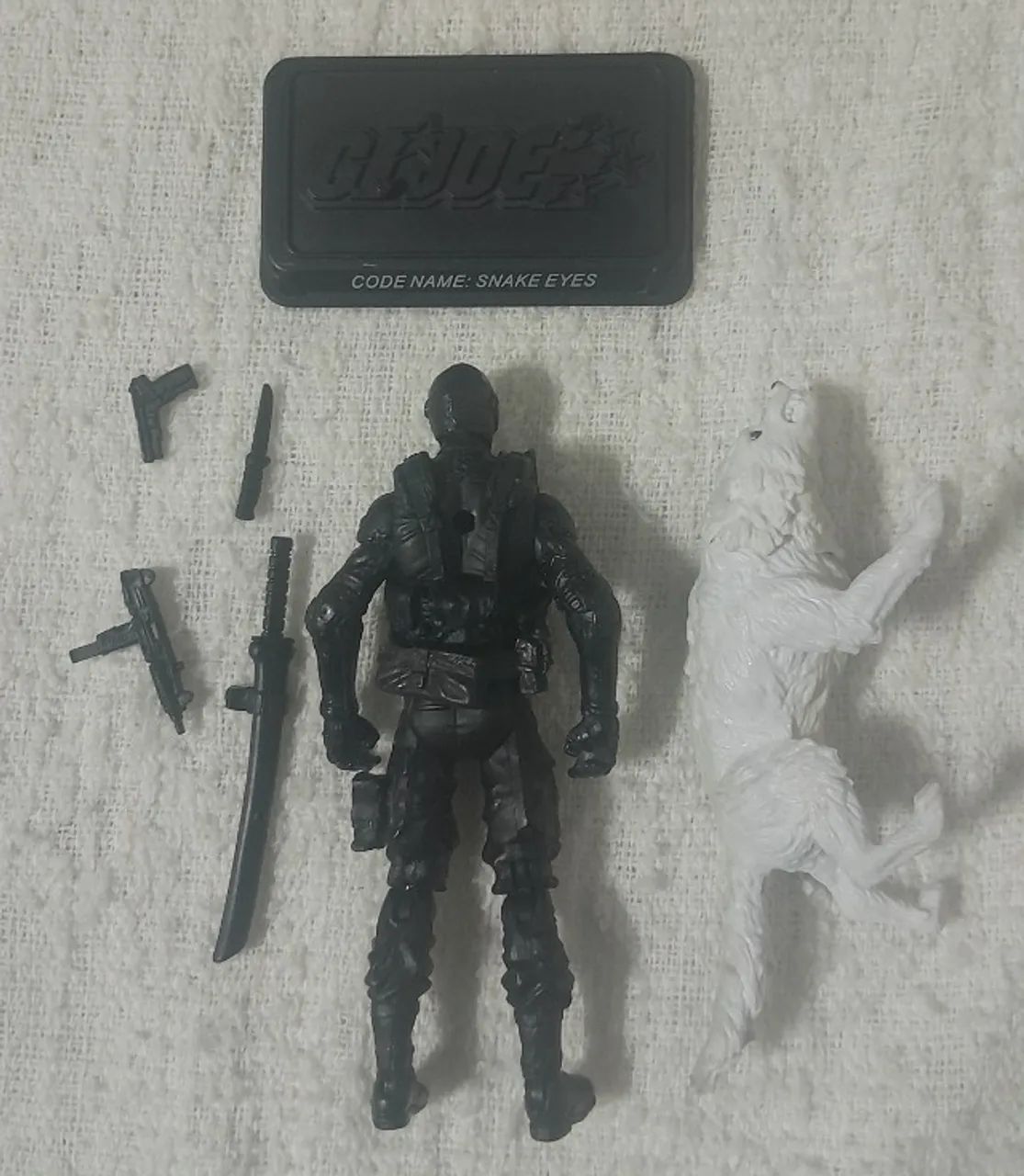 GI Joe Snake Eyes com lobo - Foto 2