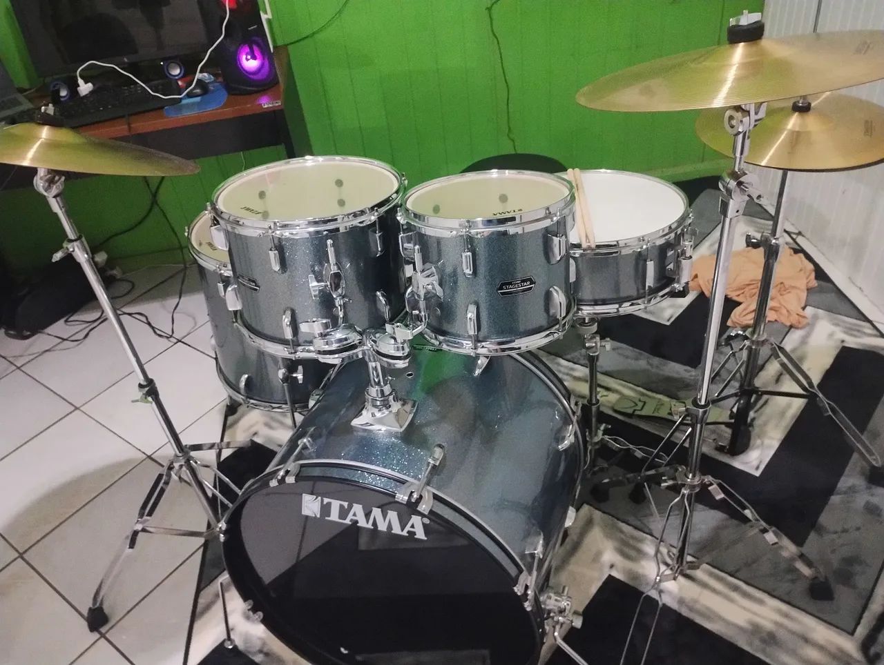 Bateria Tama Semi Nova. - Foto 3
