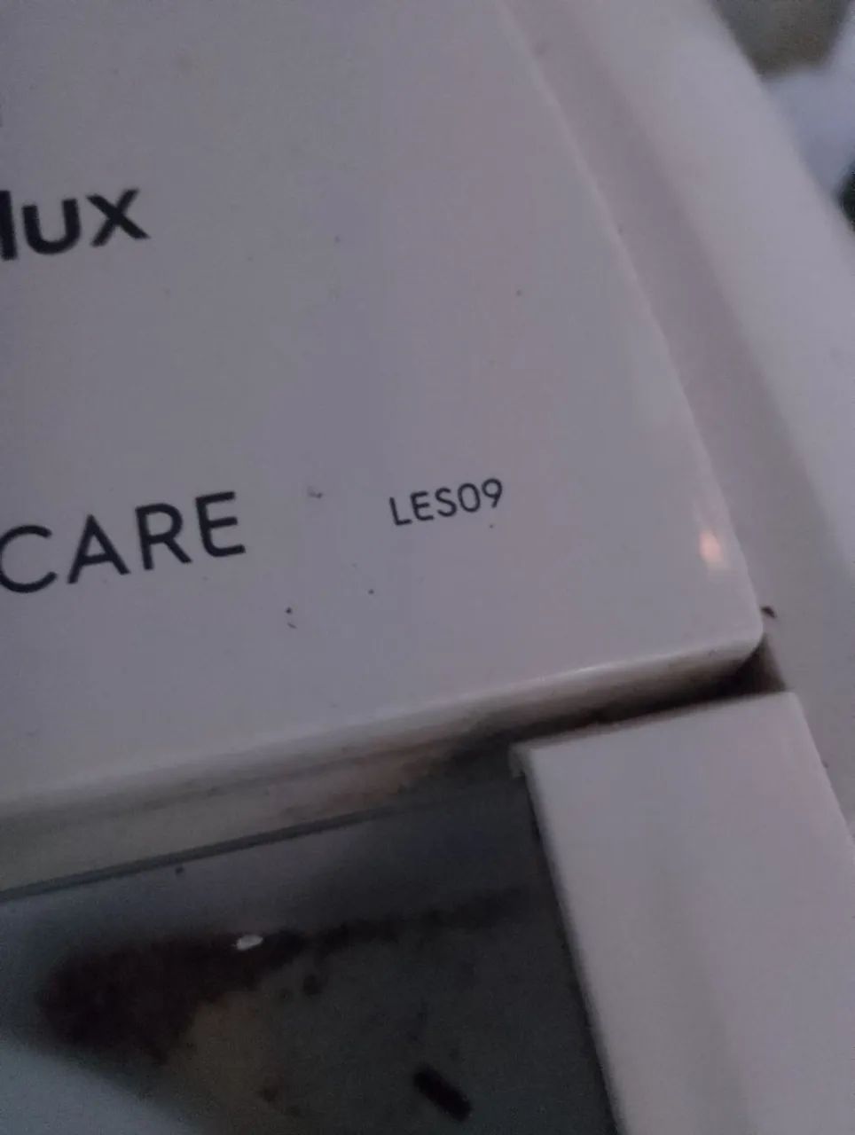 máquina de lavar com defeito 