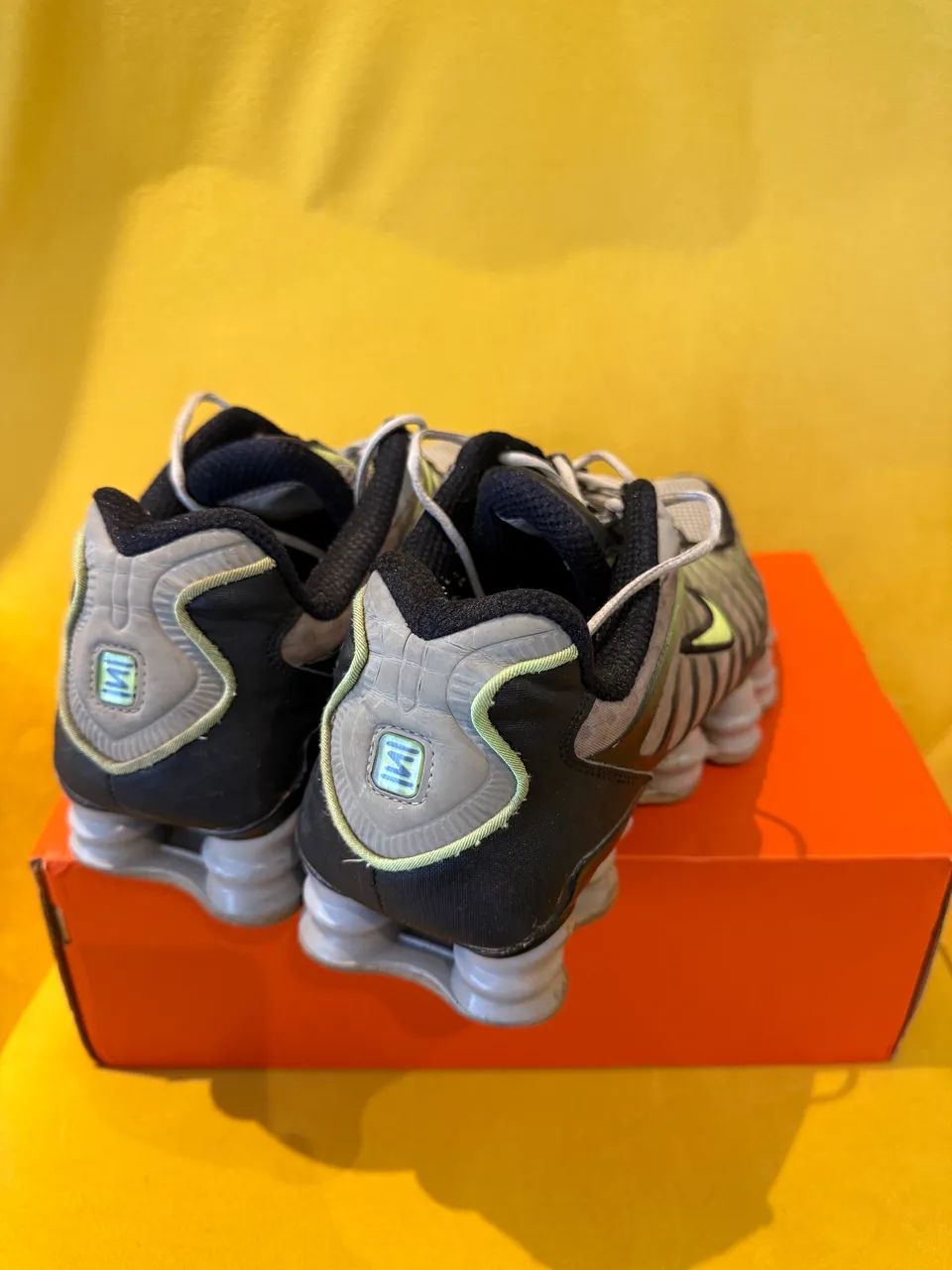 Nike Shox TL Wolf Grey Lime - Original  - Foto 3