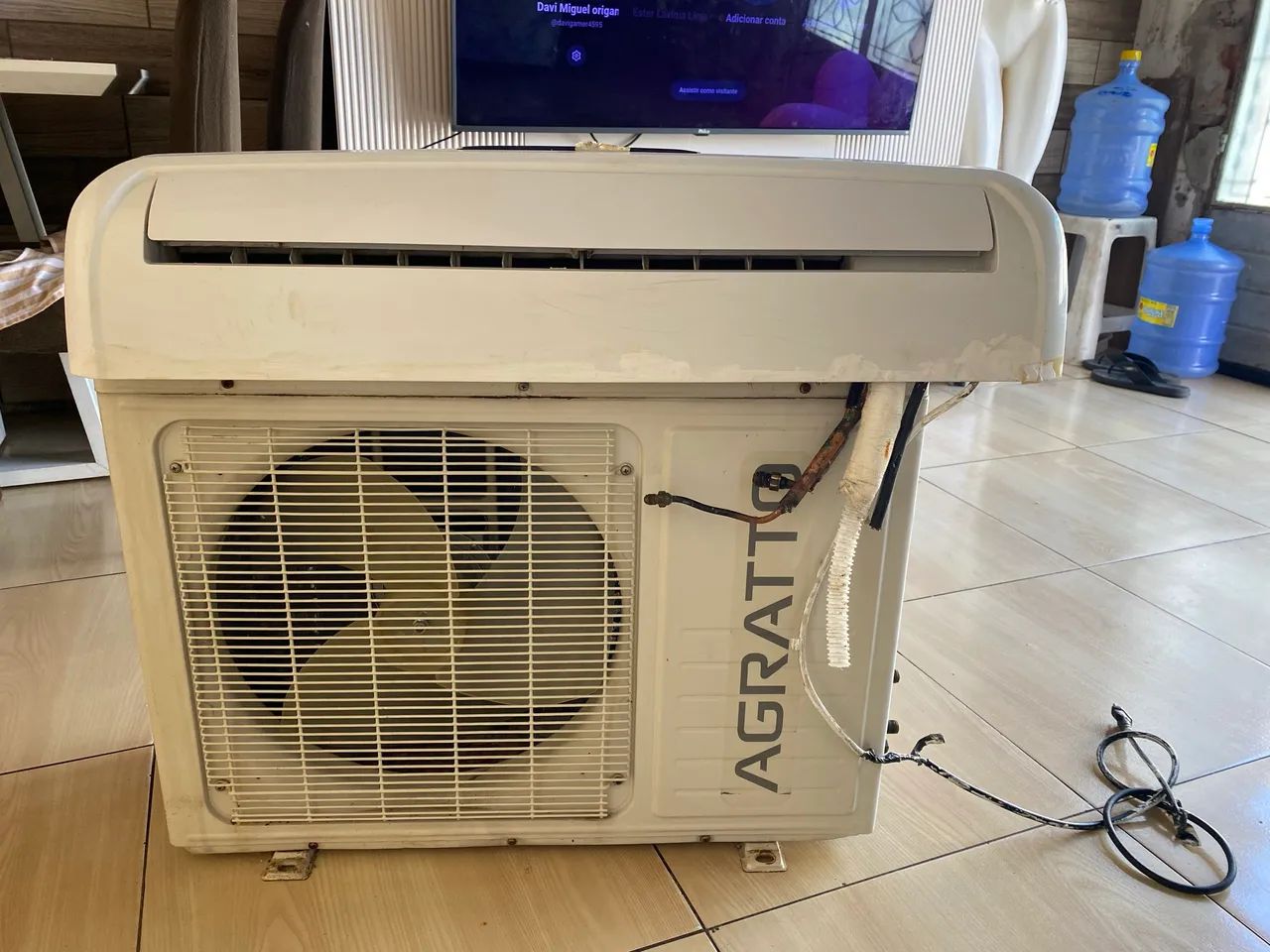 Ar 18 mil Btu funcionado perfeitamente só pega e instala  - Foto 3