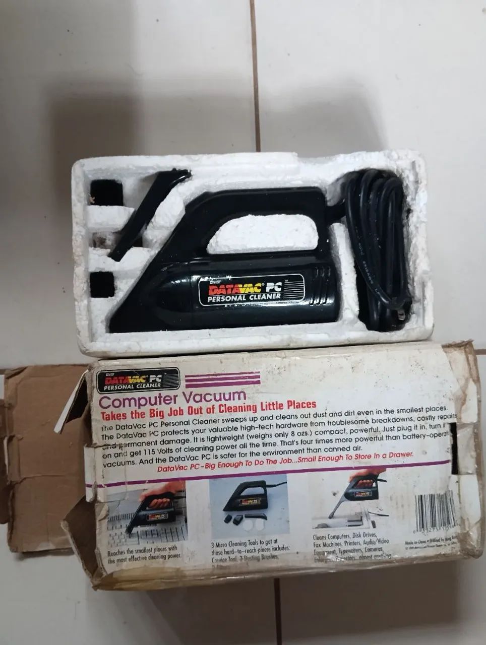 Mini aspirador de pó pra PC Datavac (Importado) - Foto 3