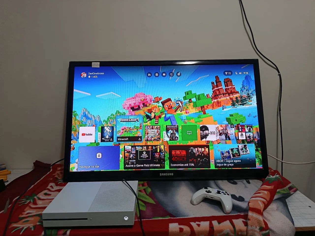 Vendo TV Samsung 43 dou garantia - Foto 3