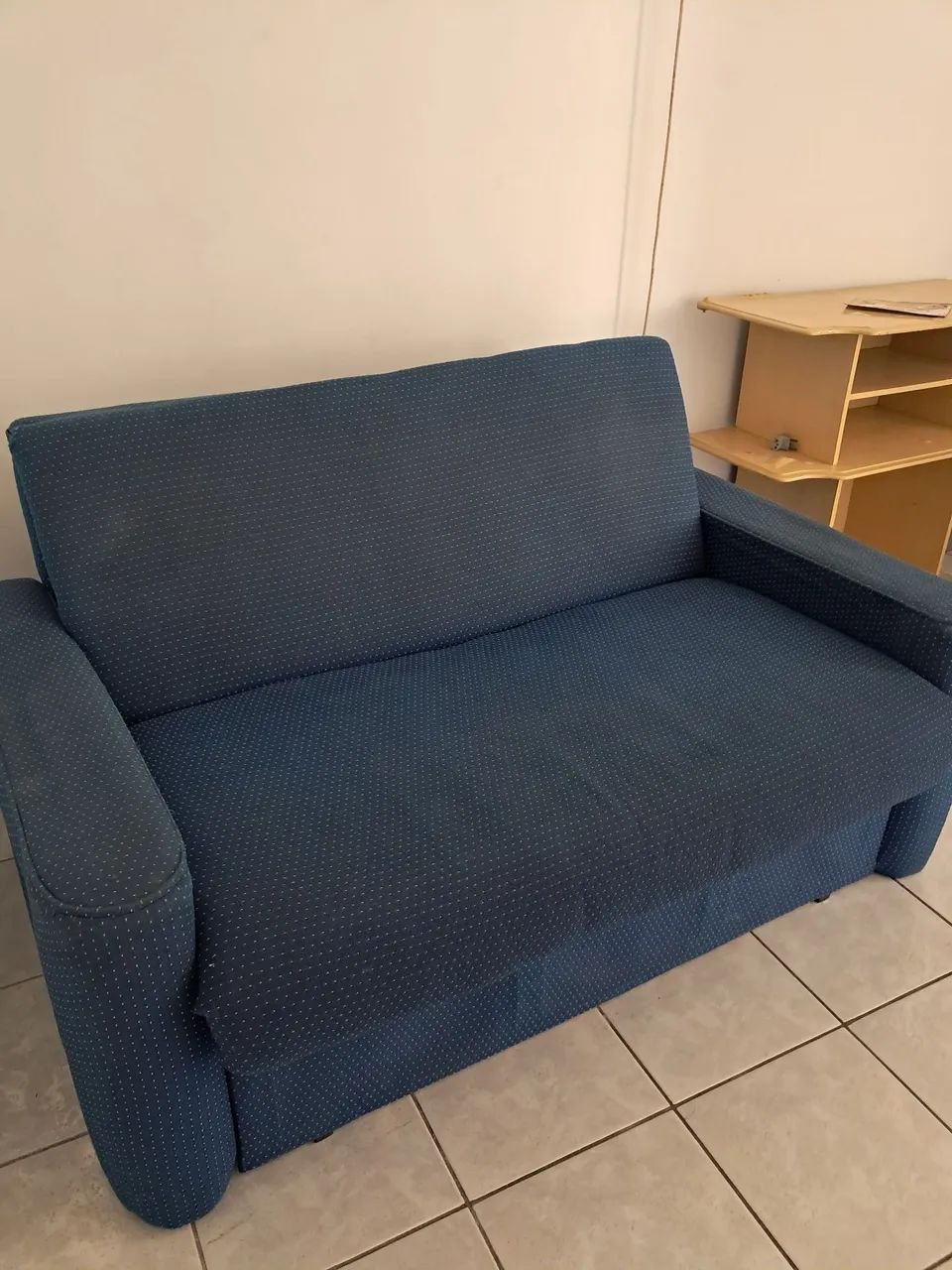 Sofá cama com baú