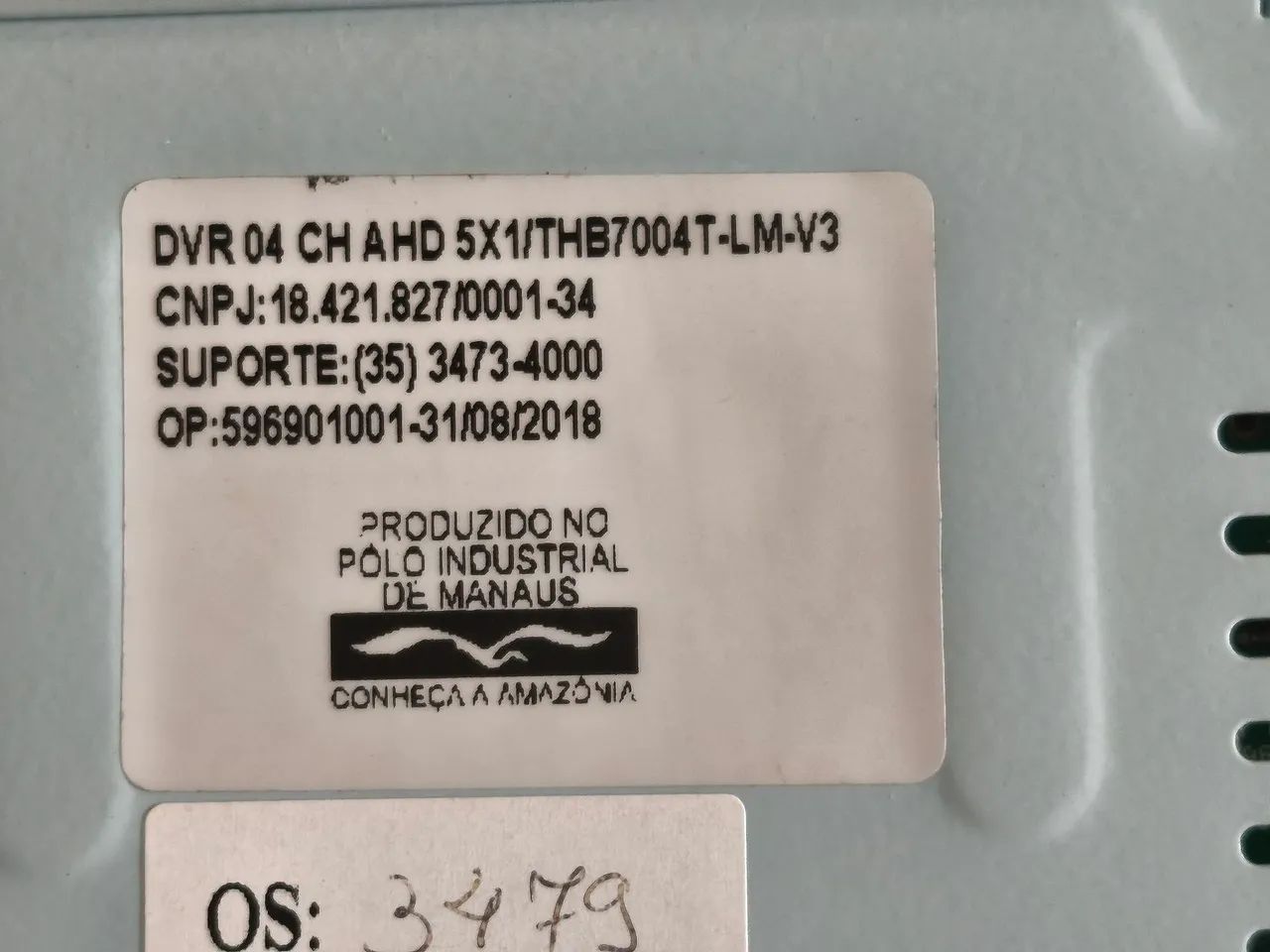 DVR Clear 4 Canais AHD - Funcionando Perfeitamente - Foto 3