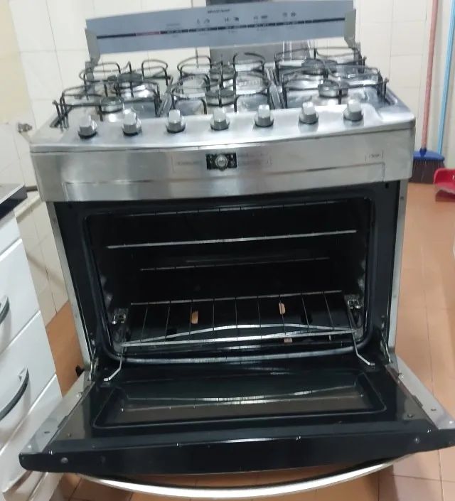 Fogão Brastemp Inox 6 bocas - Foto 2