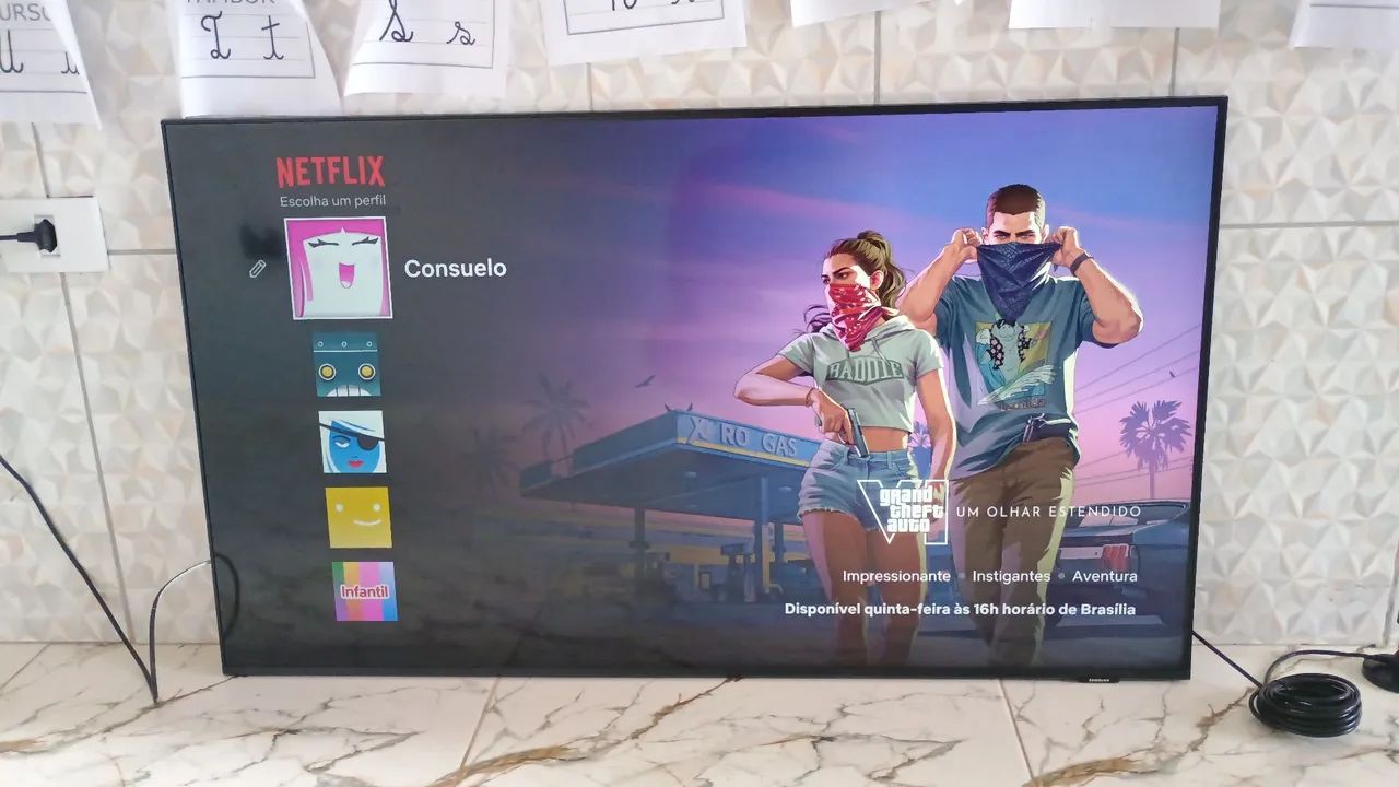 Tv Samsung 50 polegadas tela fininha moderna smart 4k Alexa comando de voz Bluetooth Xbox  - Foto 5