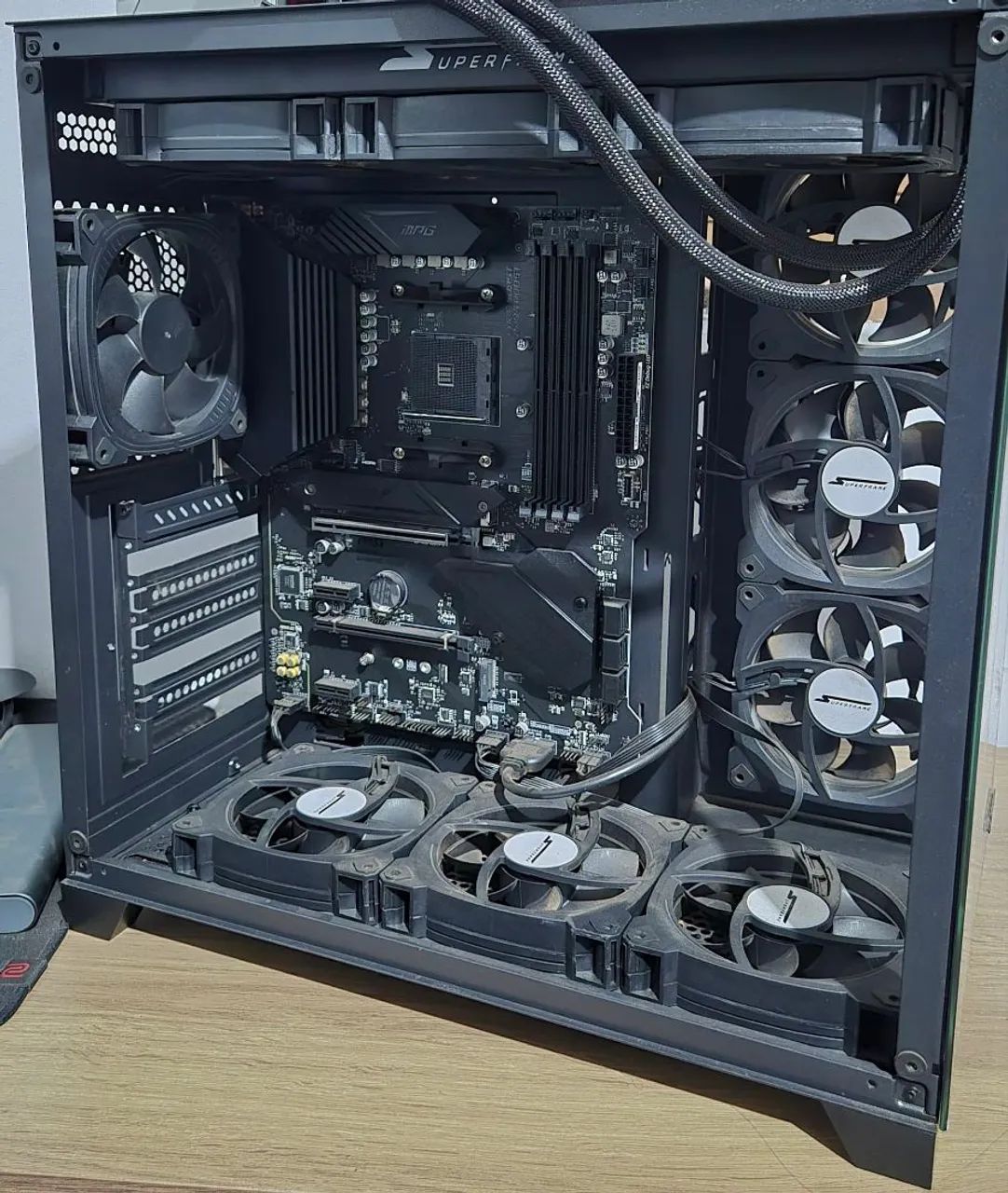 Placa mãe B550 Gaming Plus MSI e Adaptador Wi-fi 