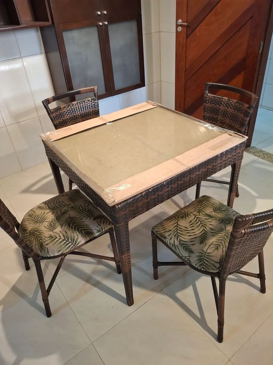 Conjunto mesa para área goumert  - Foto 3