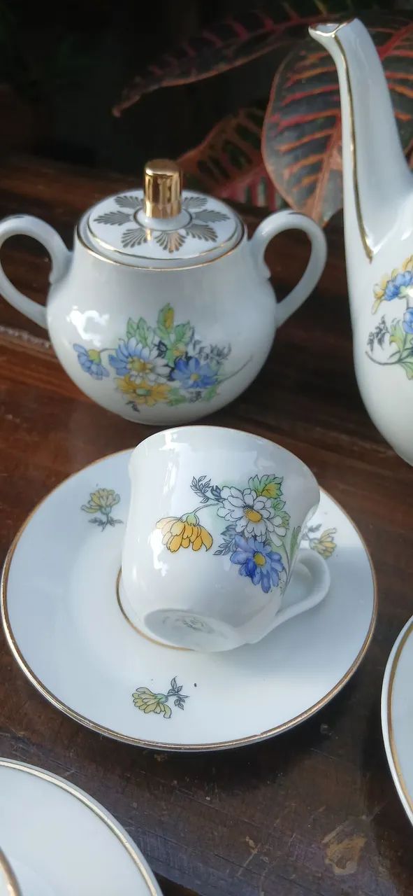 Jogo de café porcelana Mauá  - Foto 4