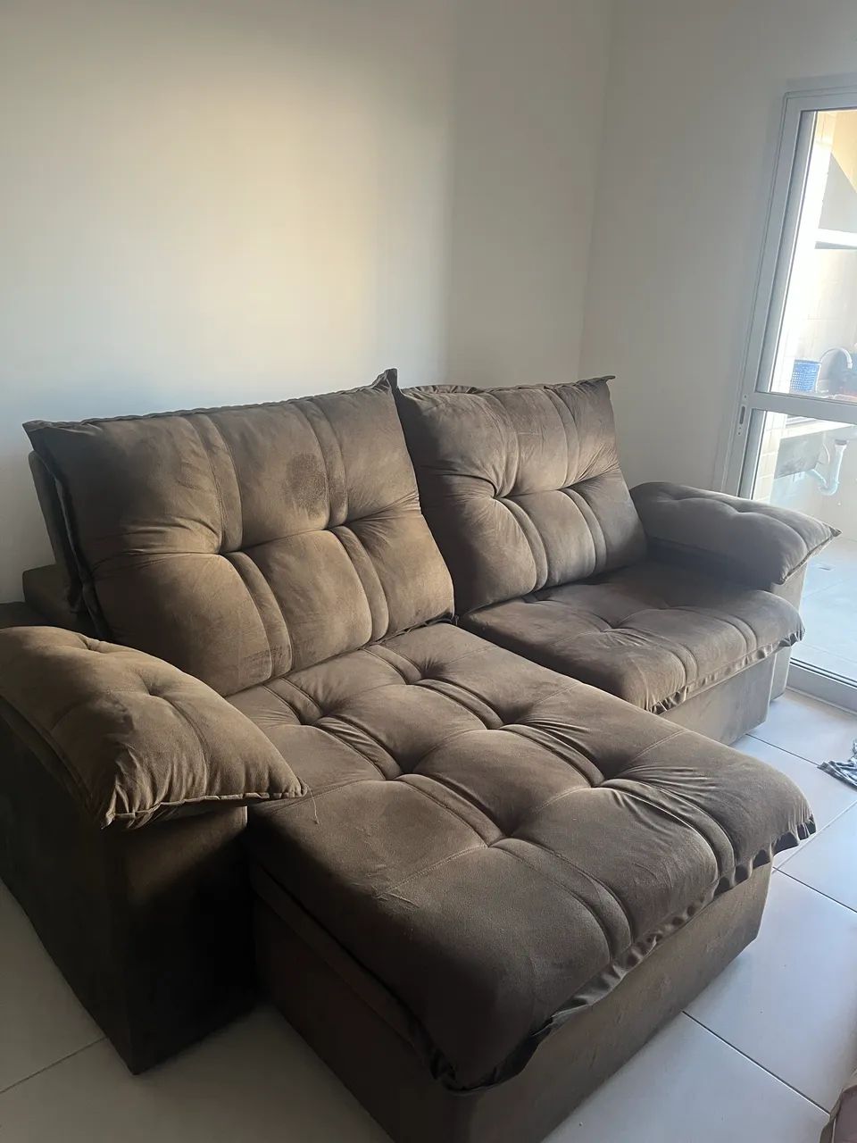 Sofá 2.50M retrátil e inclinável  - Foto 4