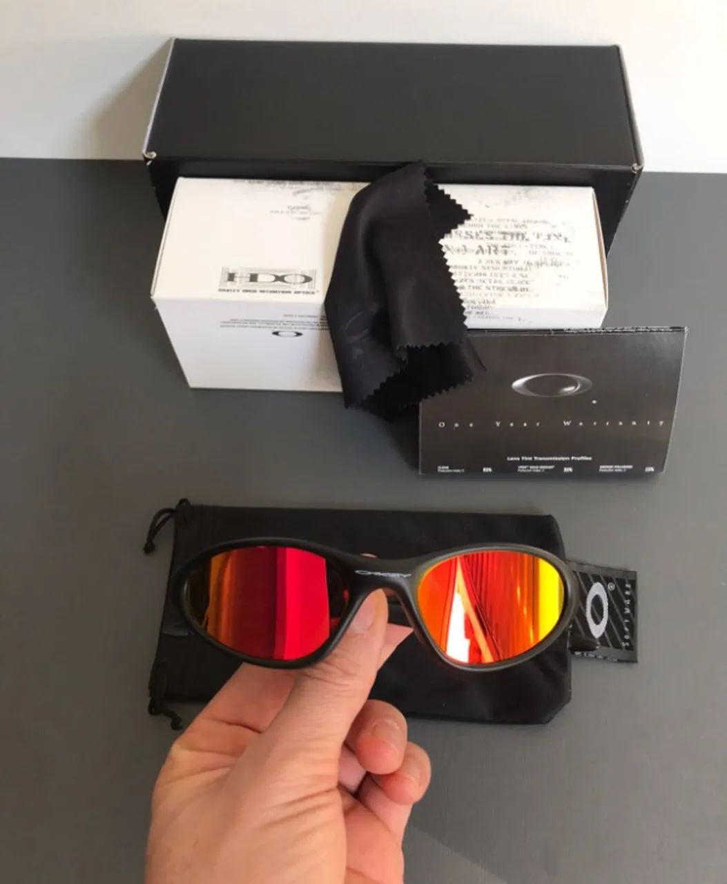 óculos de sol oakley minute ruby - Foto 4
