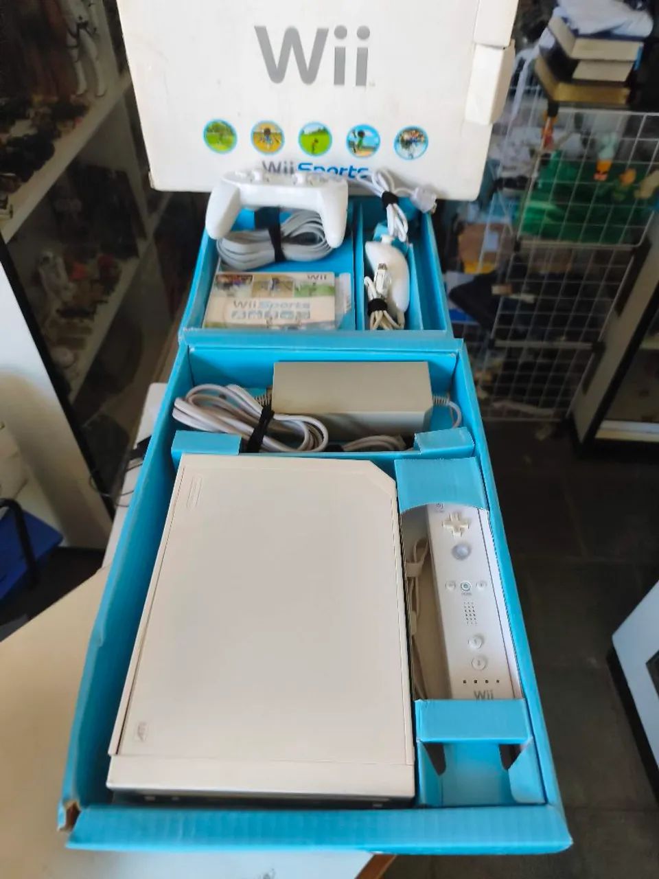 Nintendo wii completo caixa e Manuais - Foto 4