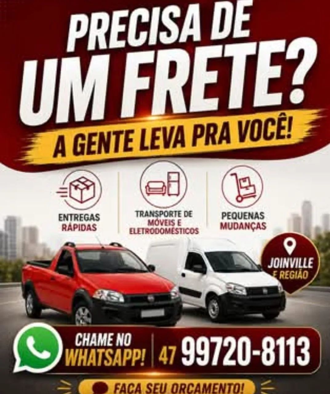 Fretes pequenos 
