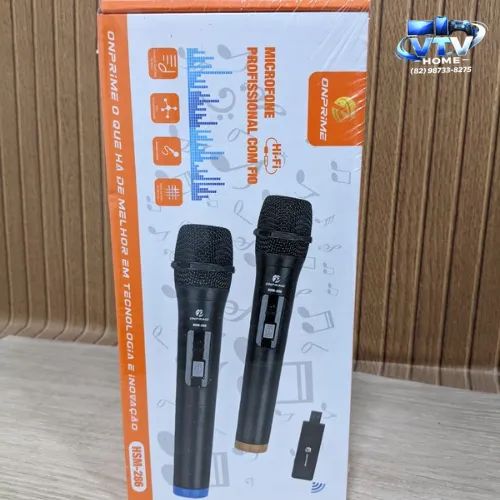 Microfone Duplo Sem Fio + Entrega Grátis  - Foto 2