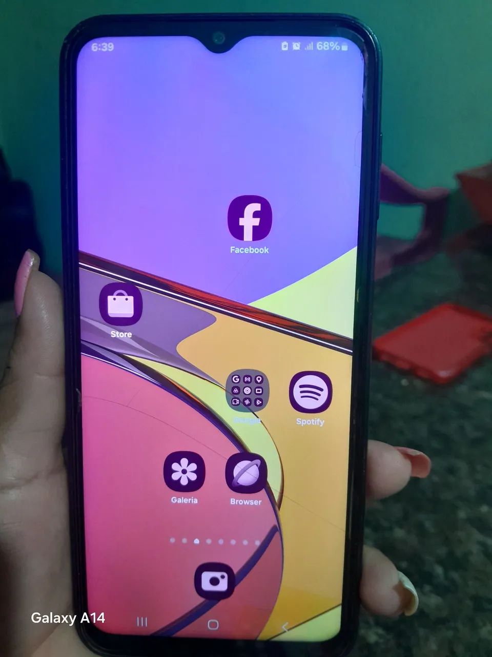 Vendo um smartphone Samsung GalaxyA 14