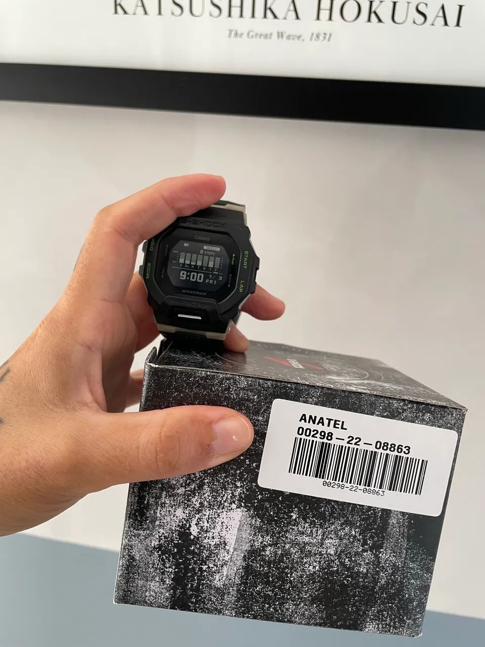 Relógio preto masculino  - Foto 4