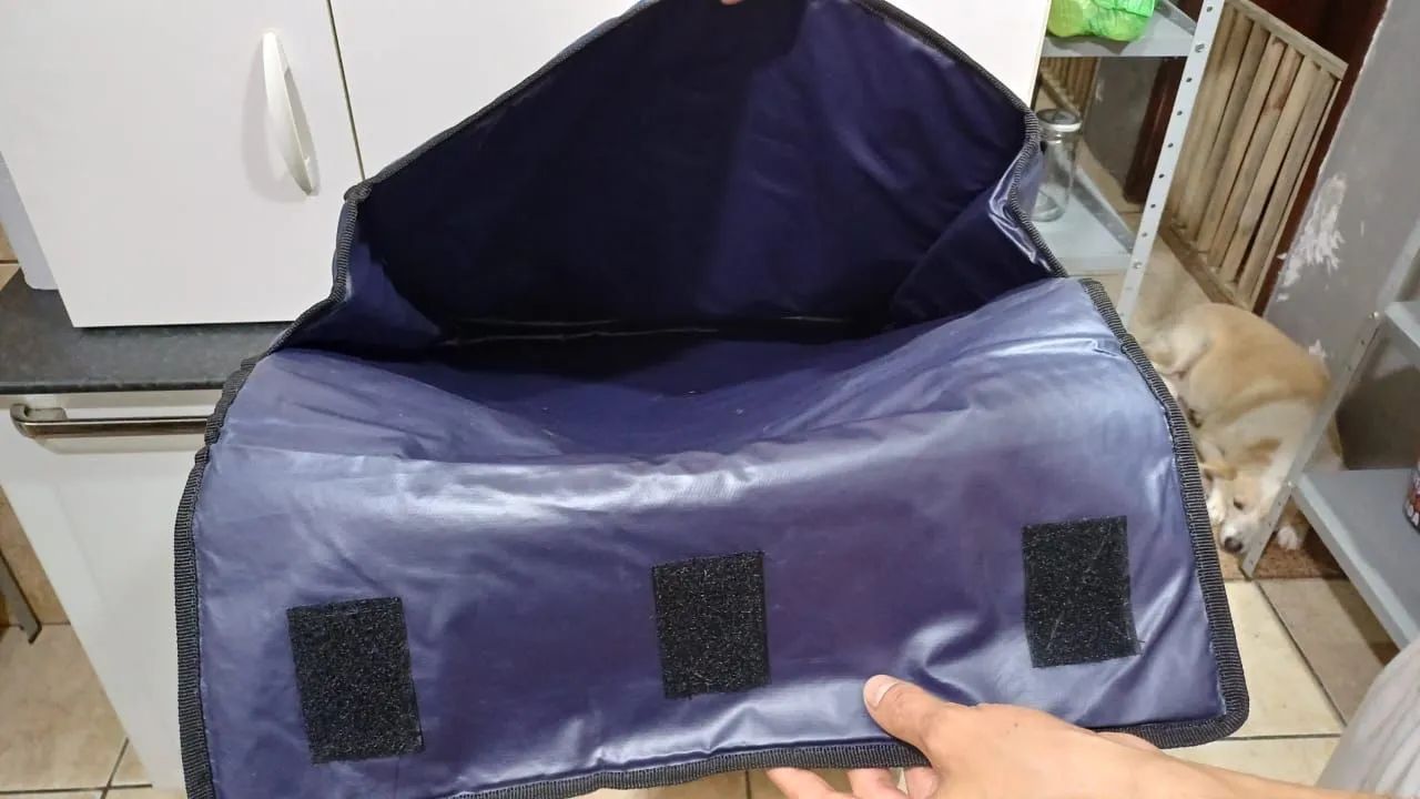 Duas Bag Bolsa Térmica Nilvan 45cm 3 pizzas  - Foto 3