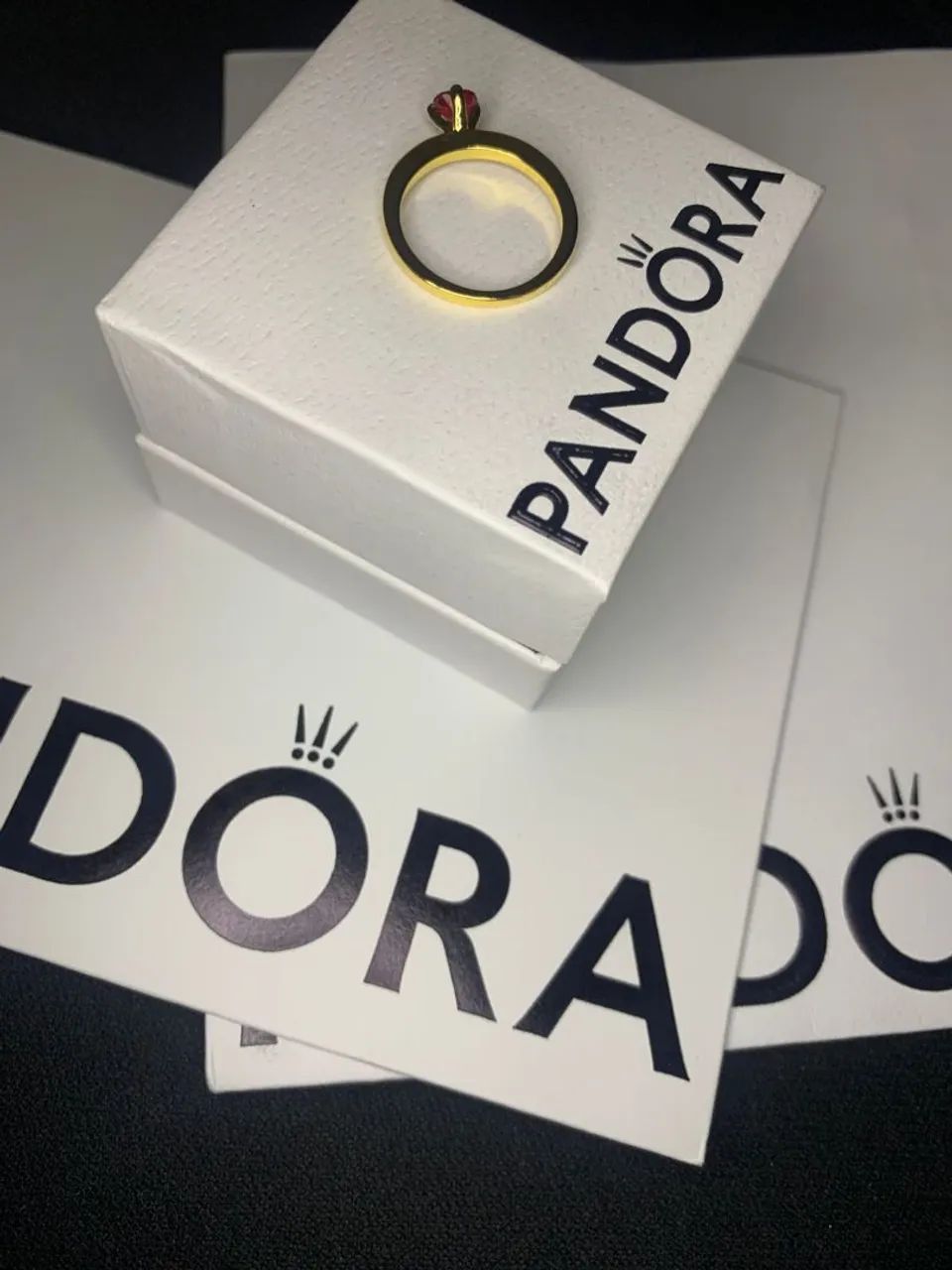 Anel Pandora Solitário ?Explosão de Amor? - Foto 3