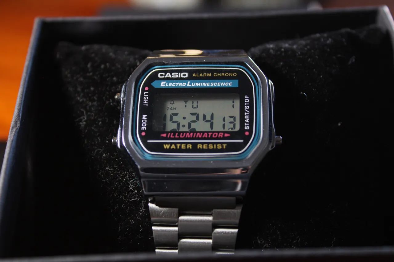 Relógio digital Casio A168