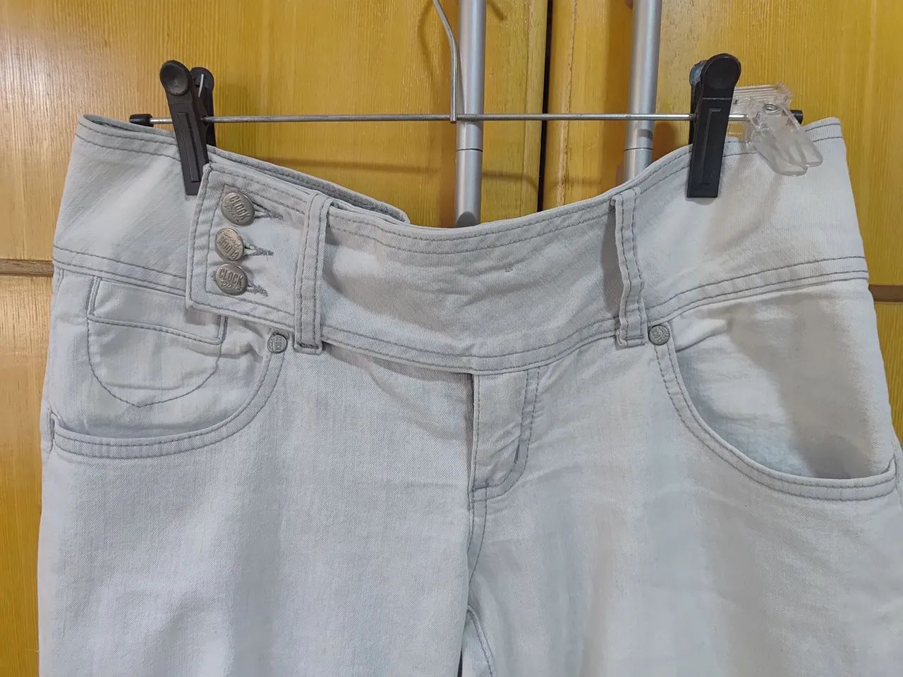 Calça jeans clara tam 42 - Foto 2