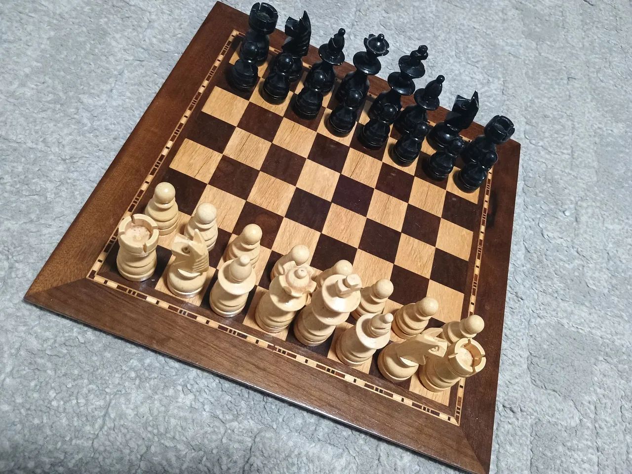 Jogo de Xadrez  Vintage em madeira  - Foto 2