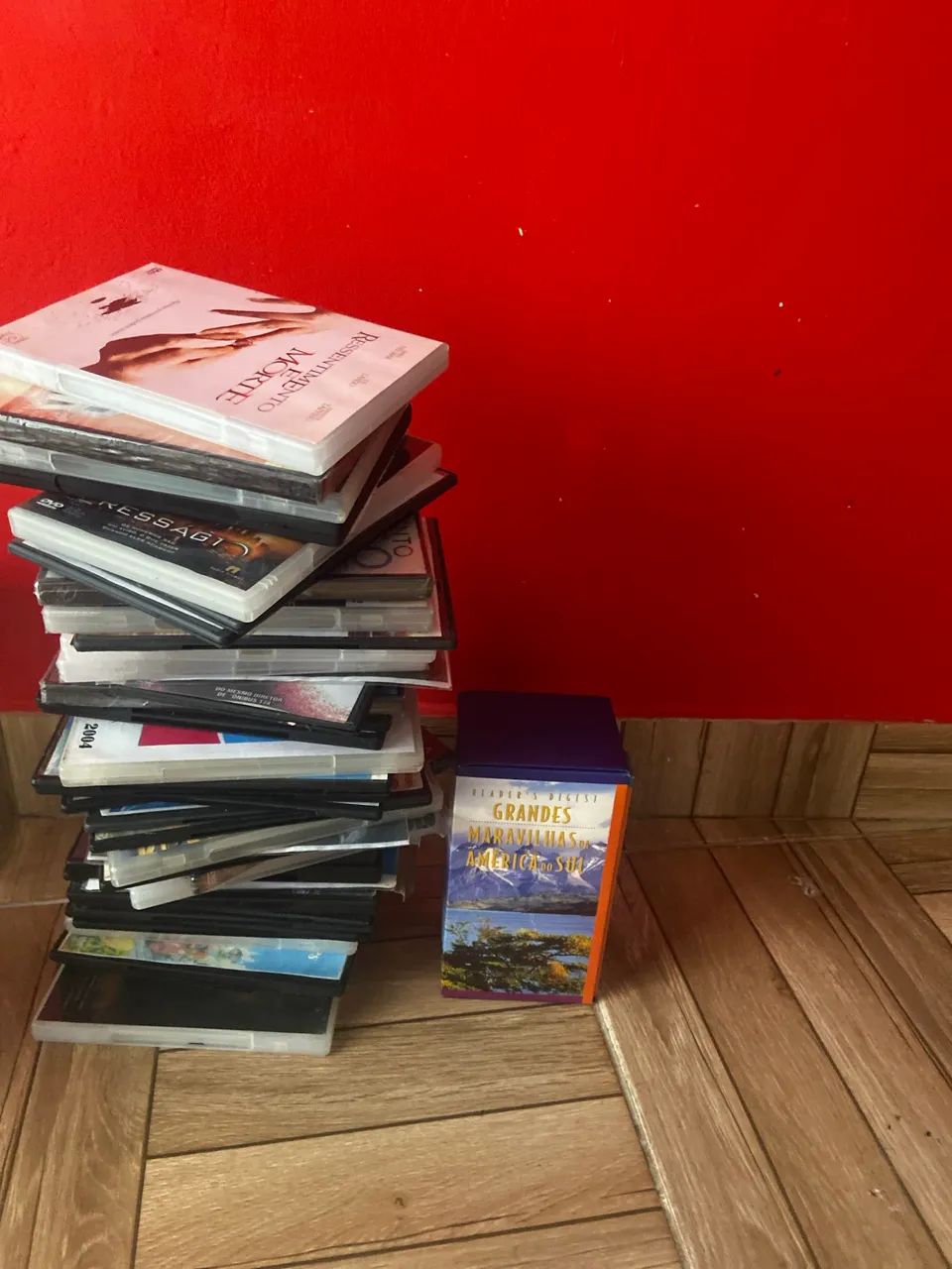 mudança muitos dvds