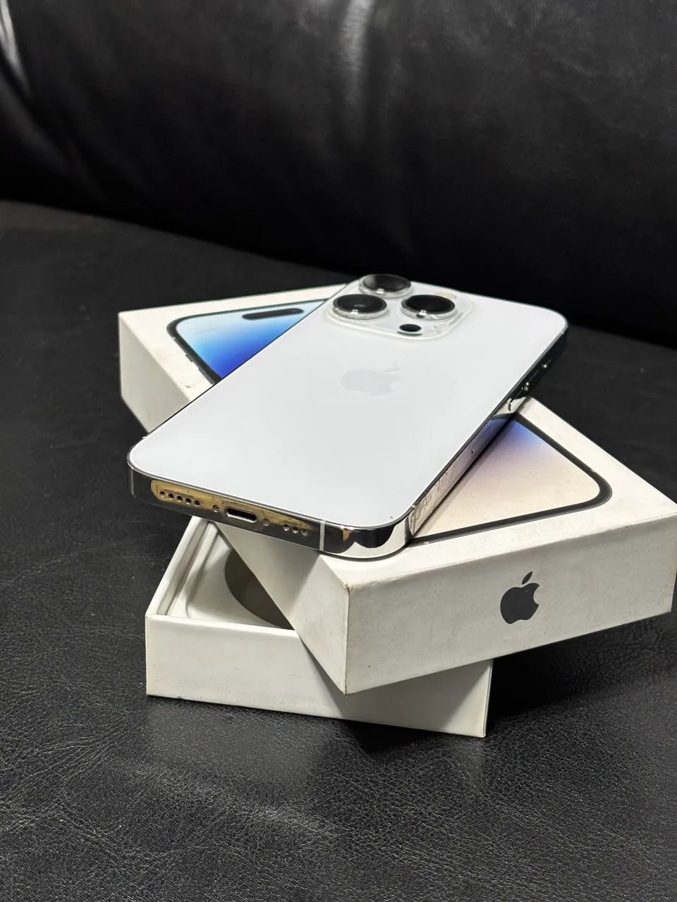 Iphone 14 pro 128gb BRANCO 100% Original - Celulares e Smartphones
