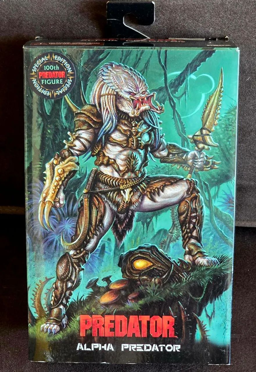 ALPHA PREDATOR NECA - 100th PREDATOR FIGURE - SPECIAL EDITION - ORIGINAL!