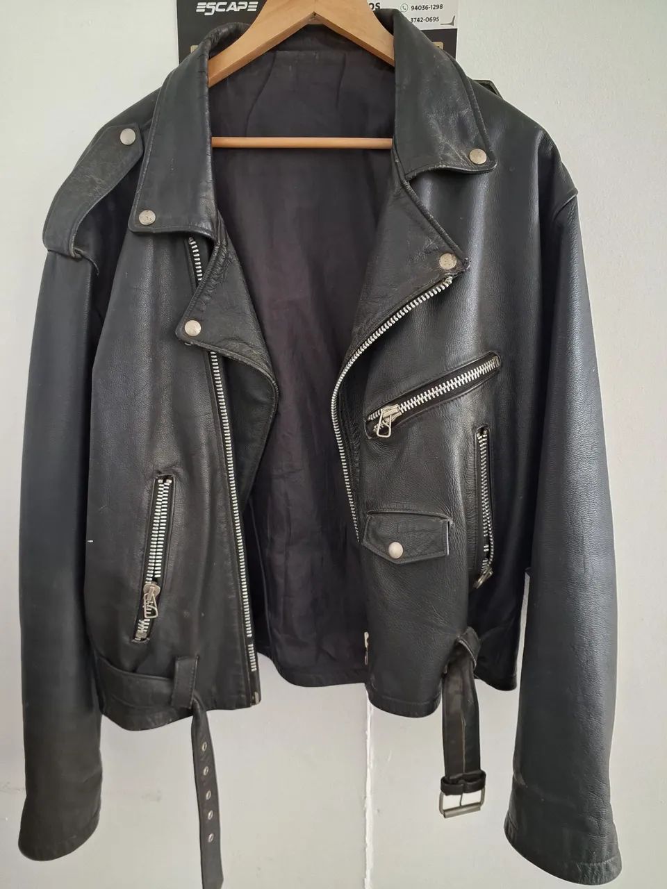 Jaqueta de couro masculino  - Foto 2