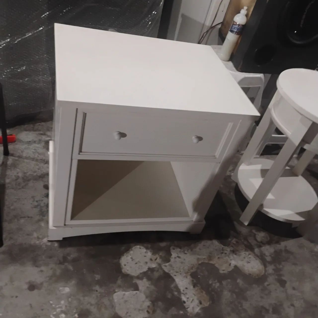 Mesa para cabeceira de cama de madeira 