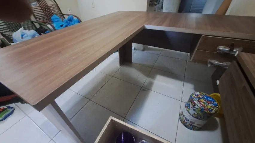 Mesa em L 