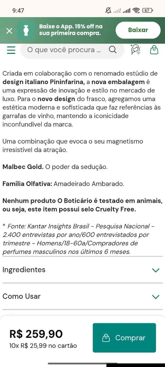 Malbec ouro Gold  - Foto 4
