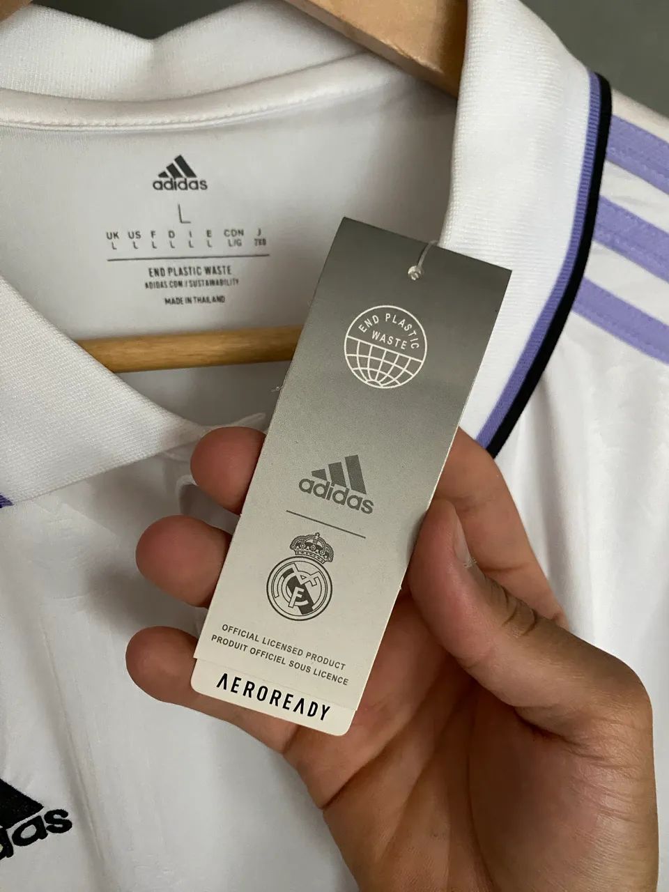 Camisa Real Madrid Retrô 22/23 + ENTREGA GRÁTIS  - Foto 5
