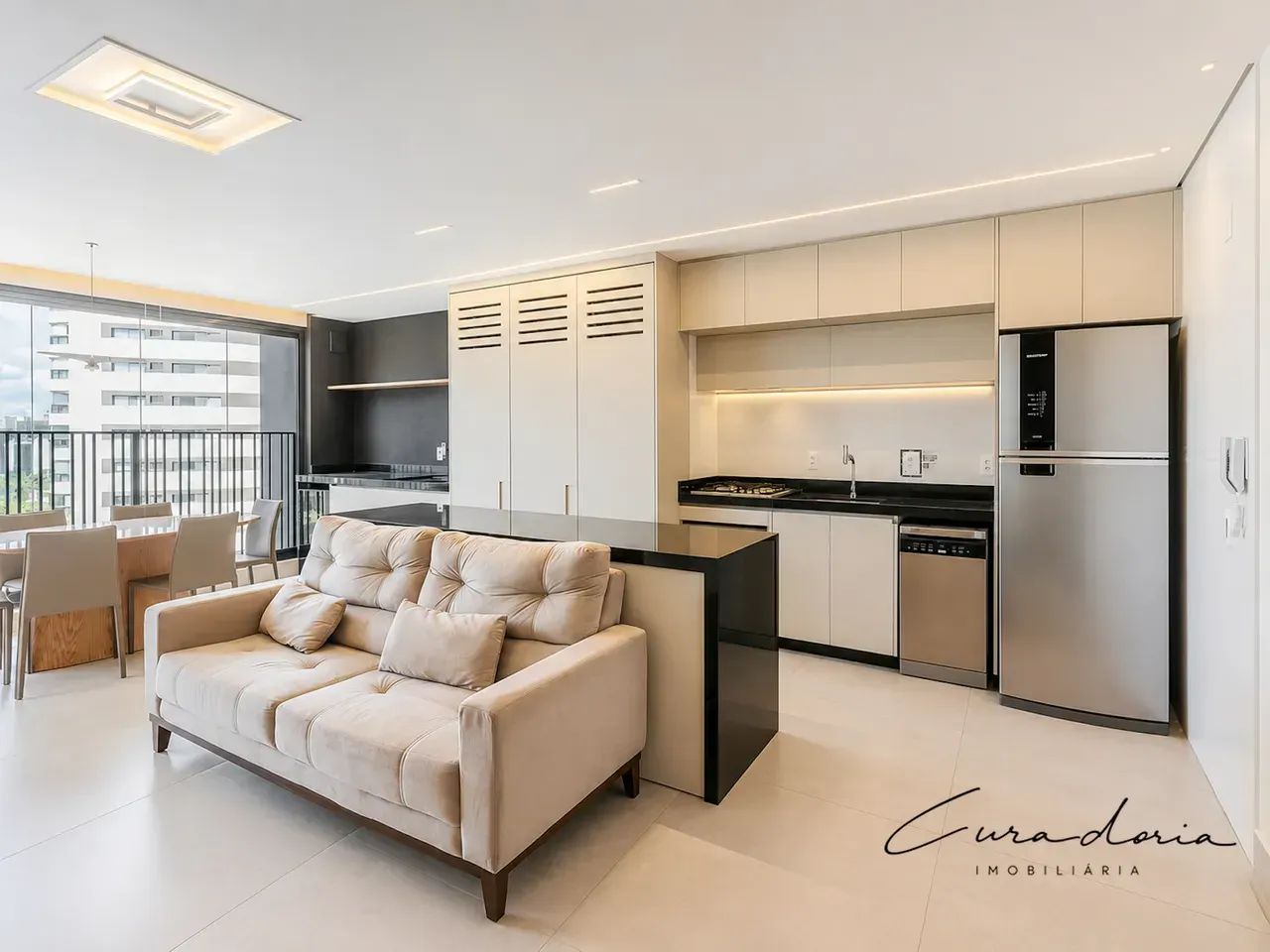 Apartamento mobiliado com 2 dormitórios, suíte e 1 vaga em Pinheiros - Foto 2