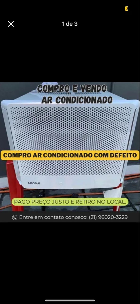 AR CONDICIONADO COM DEFEITO