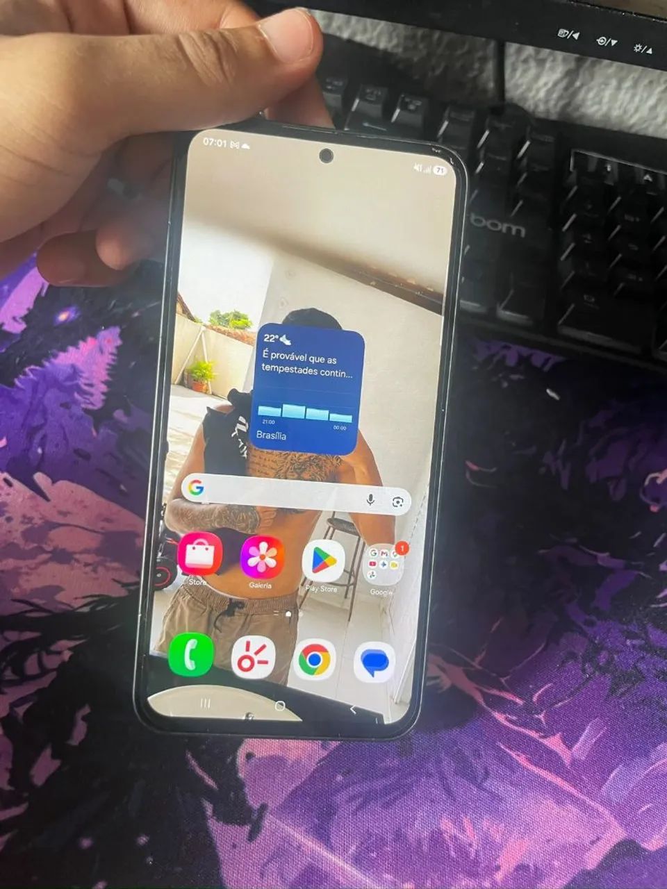Samsung galaxy a54 5g 256GB troco em iphone - Foto 3