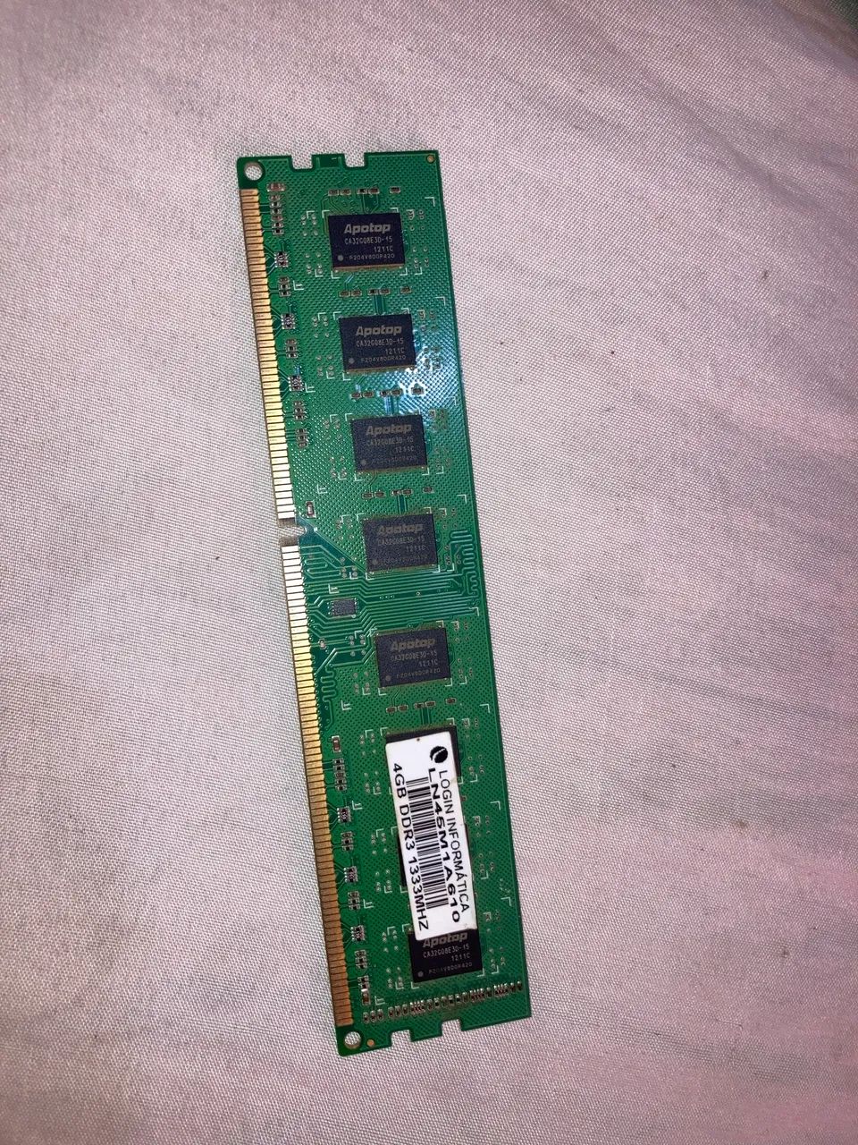 Desapego memória RAM 4gb DDR3 para pc  - Foto 2