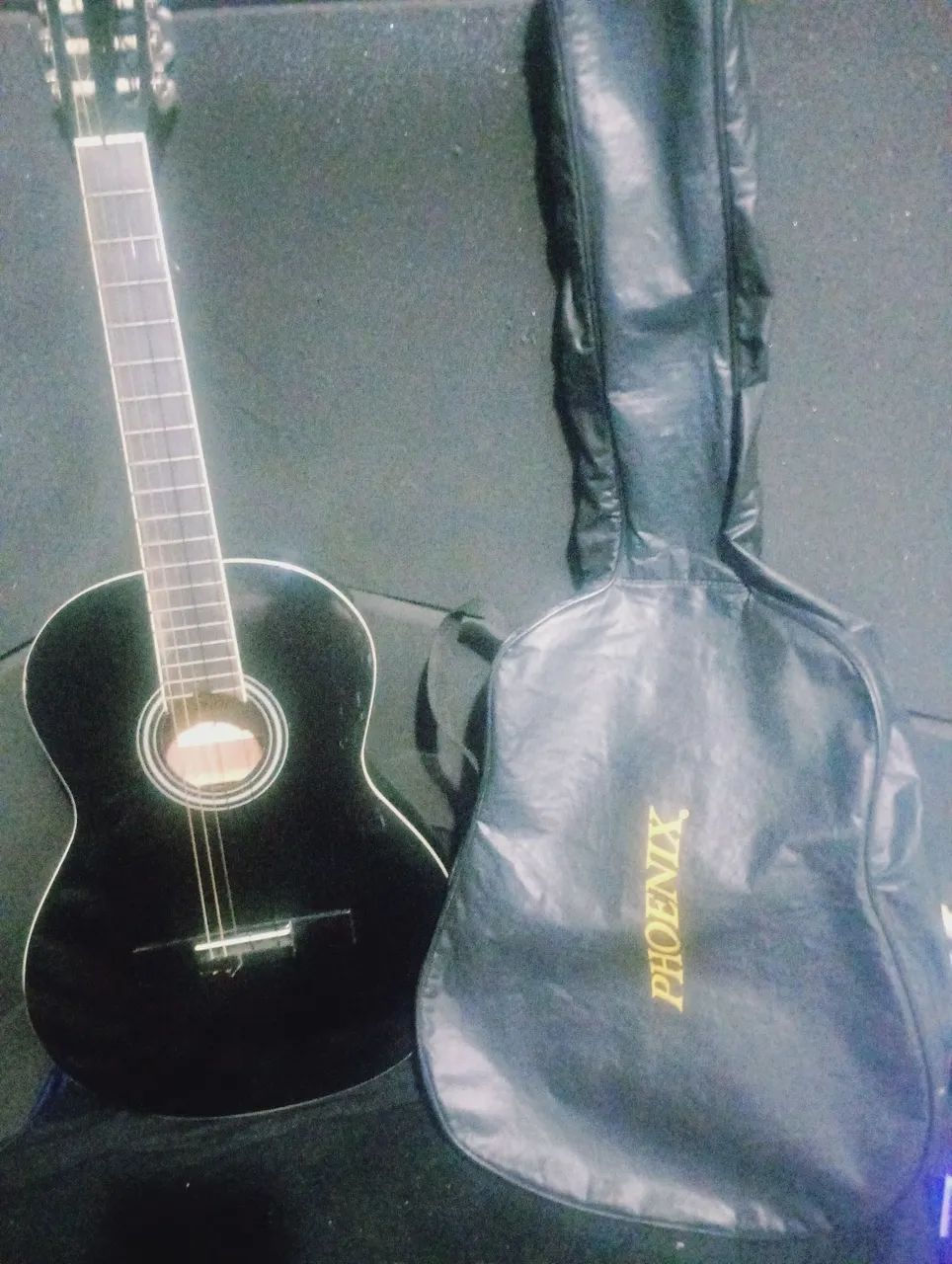Violão Phoenix com capa  - Foto 2
