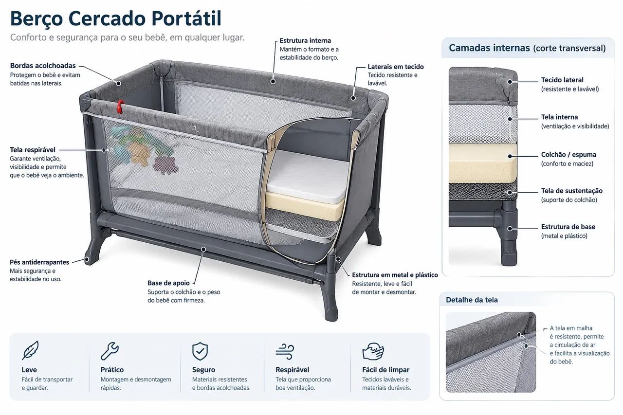 Berço portátil 