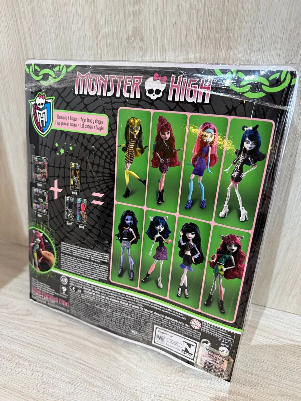Pack Monster High Create a Monster (CAM) Lobisomem e Dragão - Foto 2