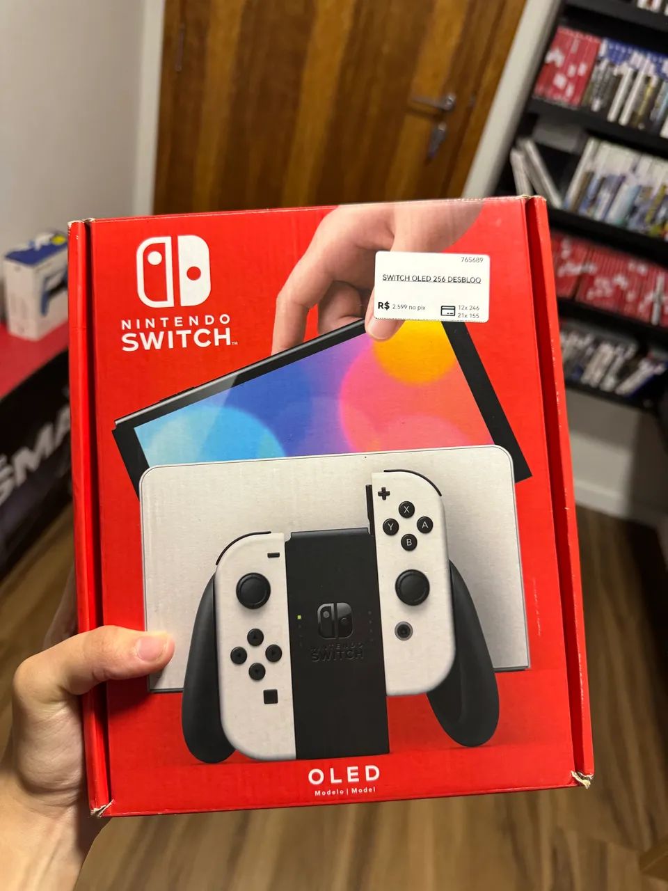 Switch Oled 256 Desbloqueado  - Foto 2
