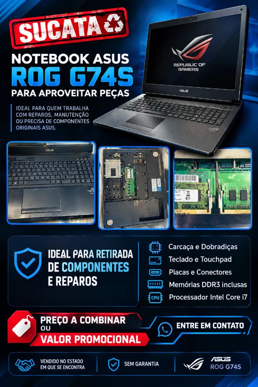 Notebook Asus Gamer