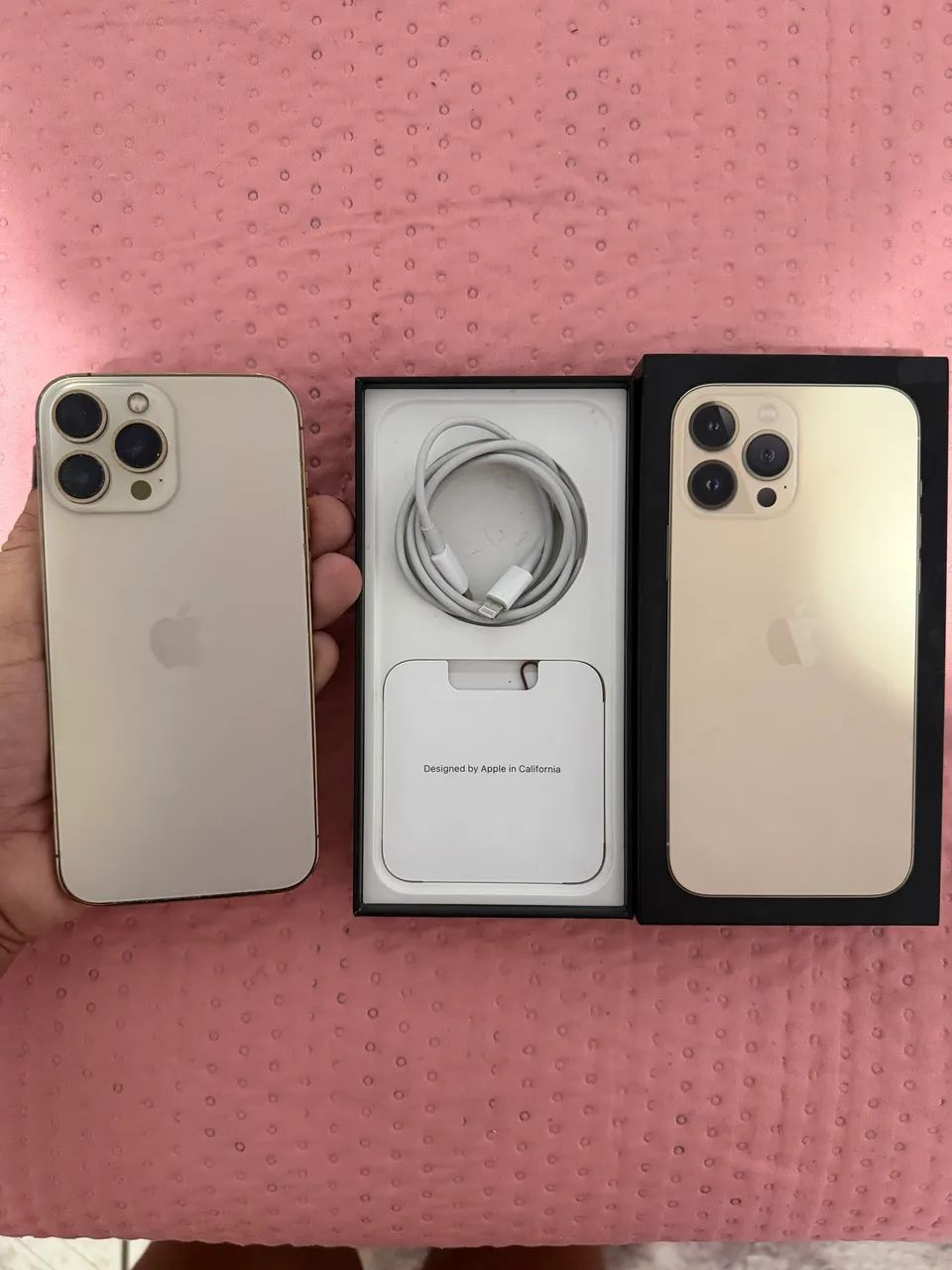 iPhone 13 Pro Max dourado  - Foto 2